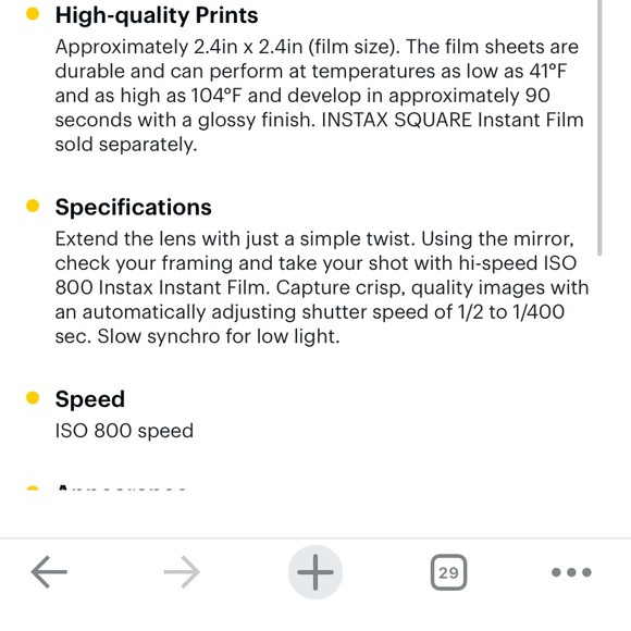 Fujifilm Instax Square SQ1 Terracotta Orange - Picture 4 of 4